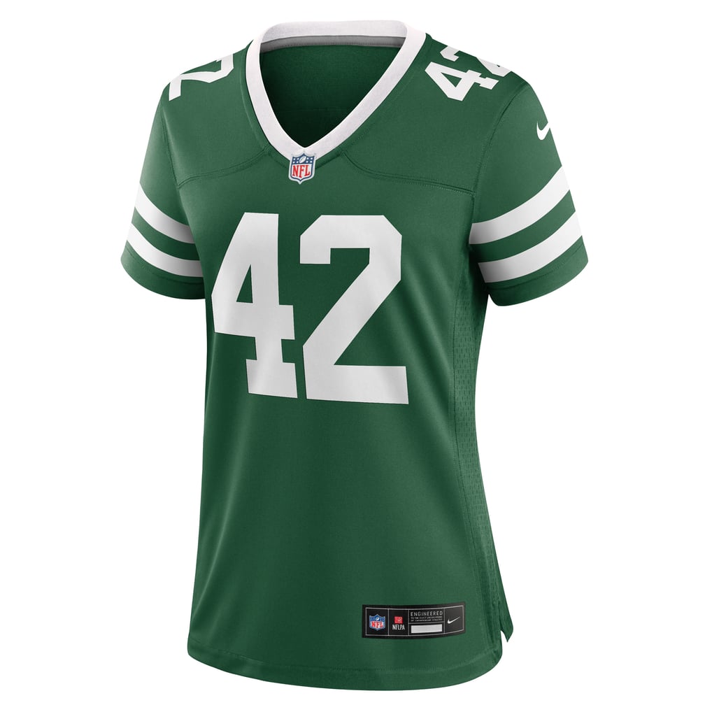 Women's New York Jets Thomas Hennessy Nike Legacy Green Game Jersey - Image 3