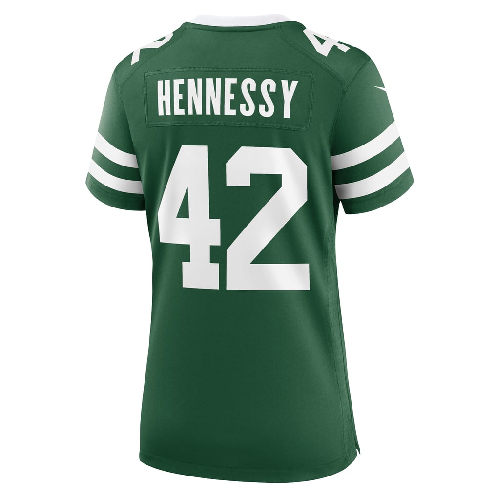 Women's New York Jets Thomas Hennessy Nike Legacy Green Game Jersey - Image 4