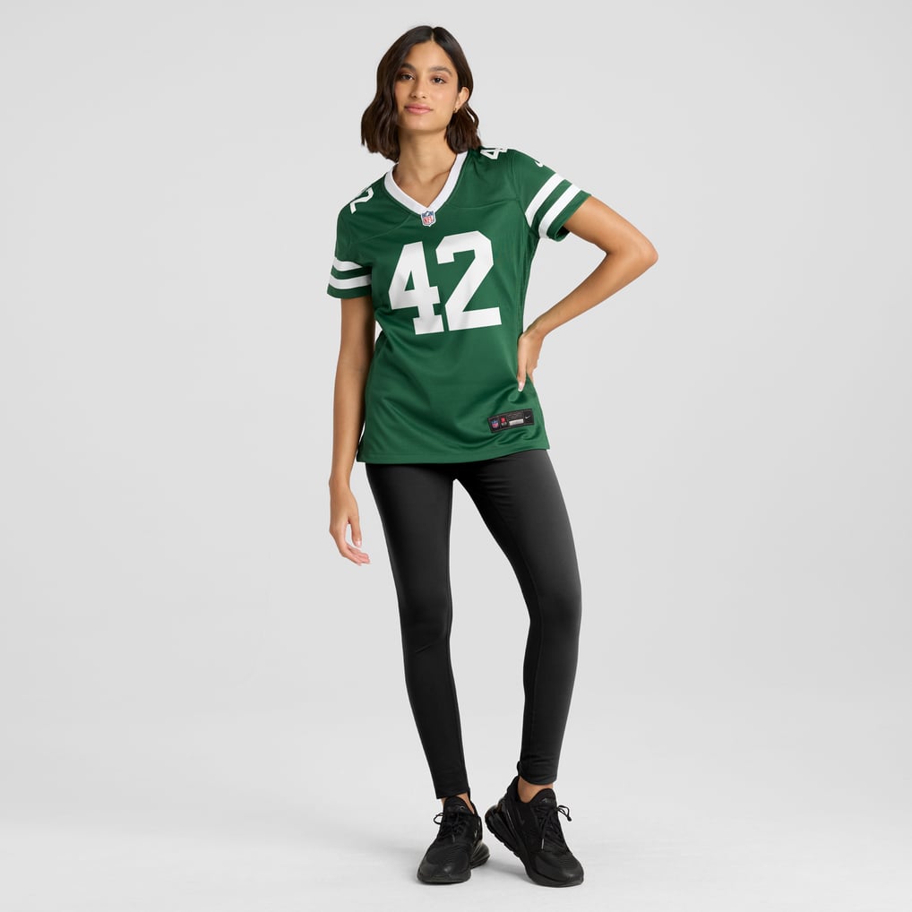 Women's New York Jets Thomas Hennessy Nike Legacy Green Game Jersey - Image 5