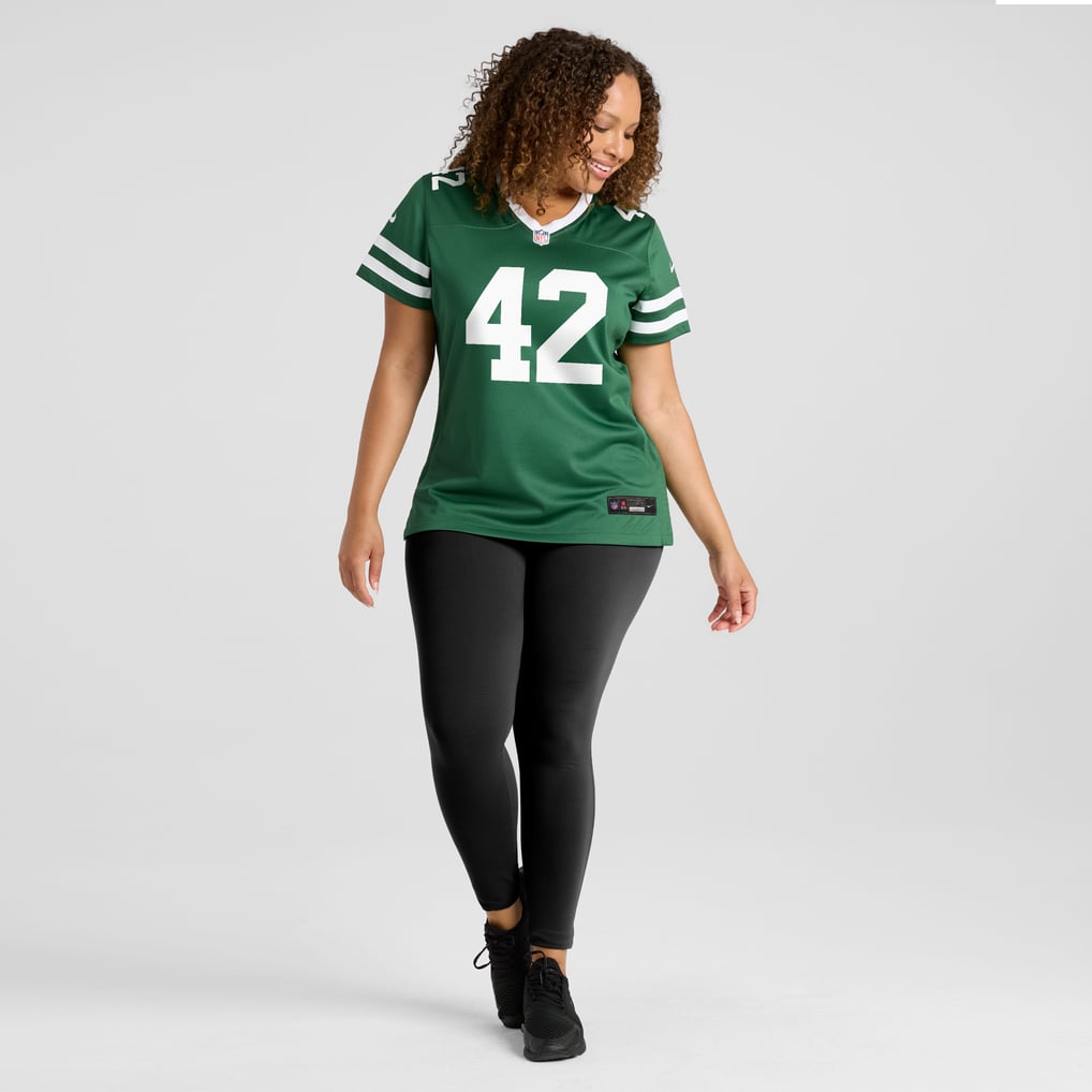 Women's New York Jets Thomas Hennessy Nike Legacy Green Game Jersey - Image 7