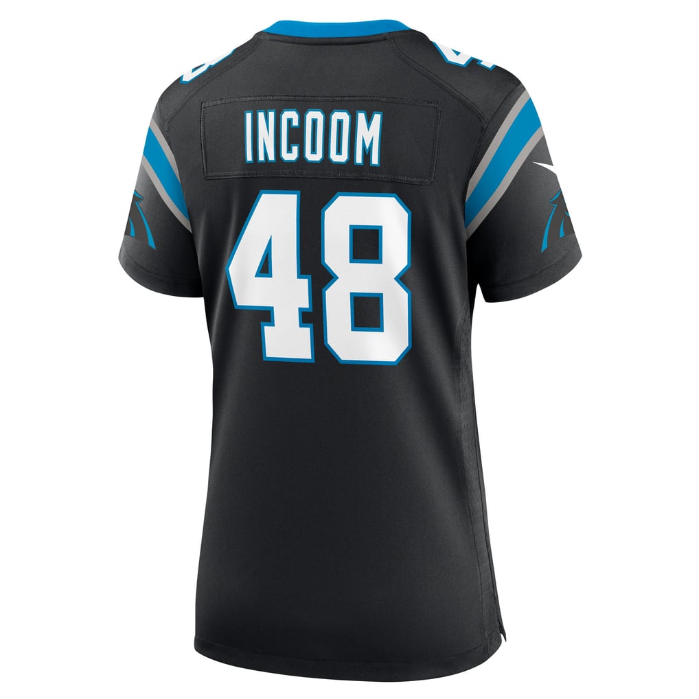 Women's Carolina Panthers Thomas Incoom Nike Black Team Game Jersey - Image 4