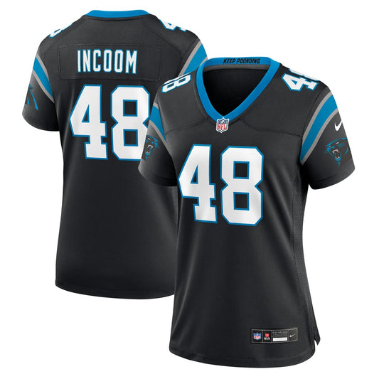 Women's Carolina Panthers Thomas Incoom Nike Black Team Game Jersey - Image 1