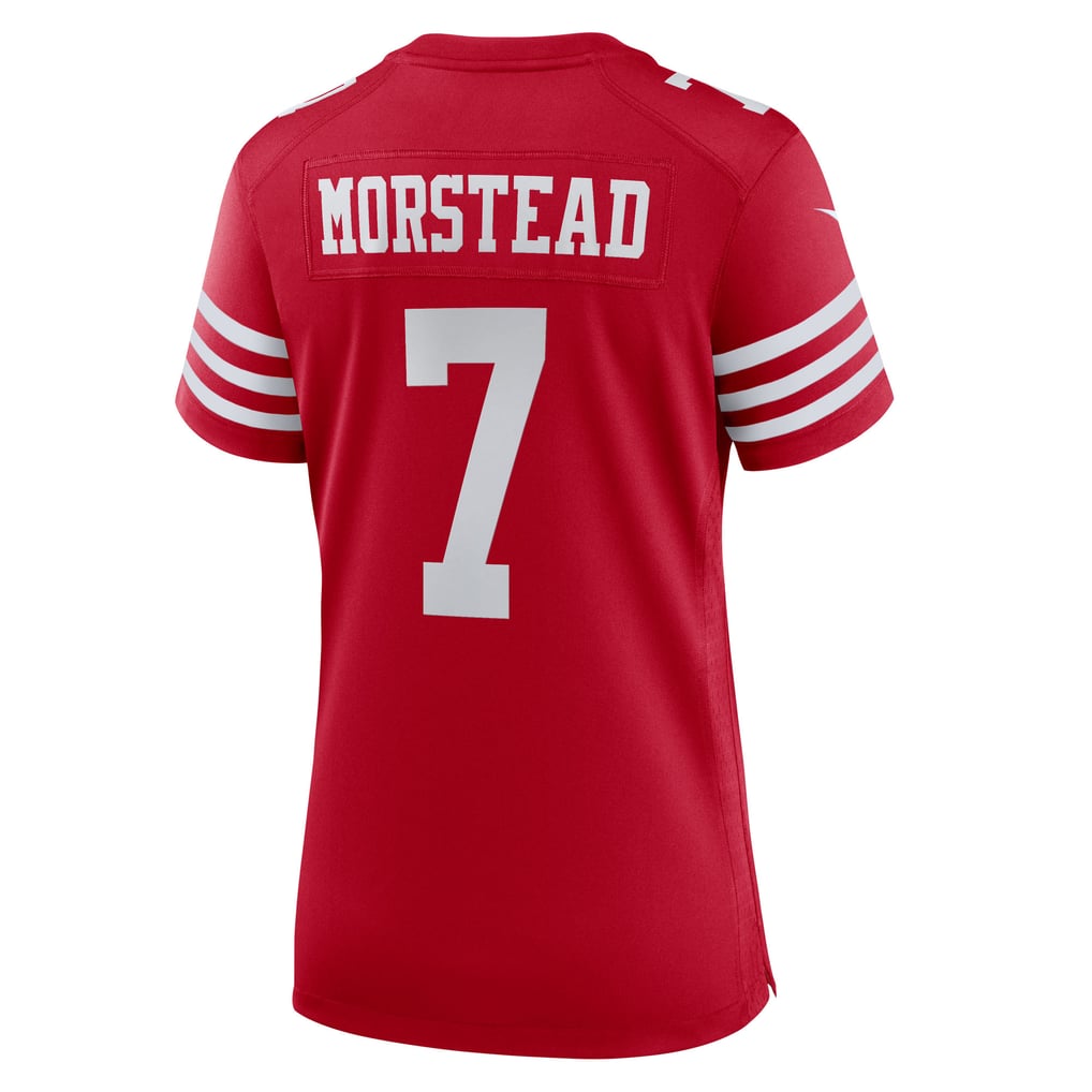 Women's San Francisco 49ers Thomas Morstead Nike  Scarlet Team Game Jersey - Image 4