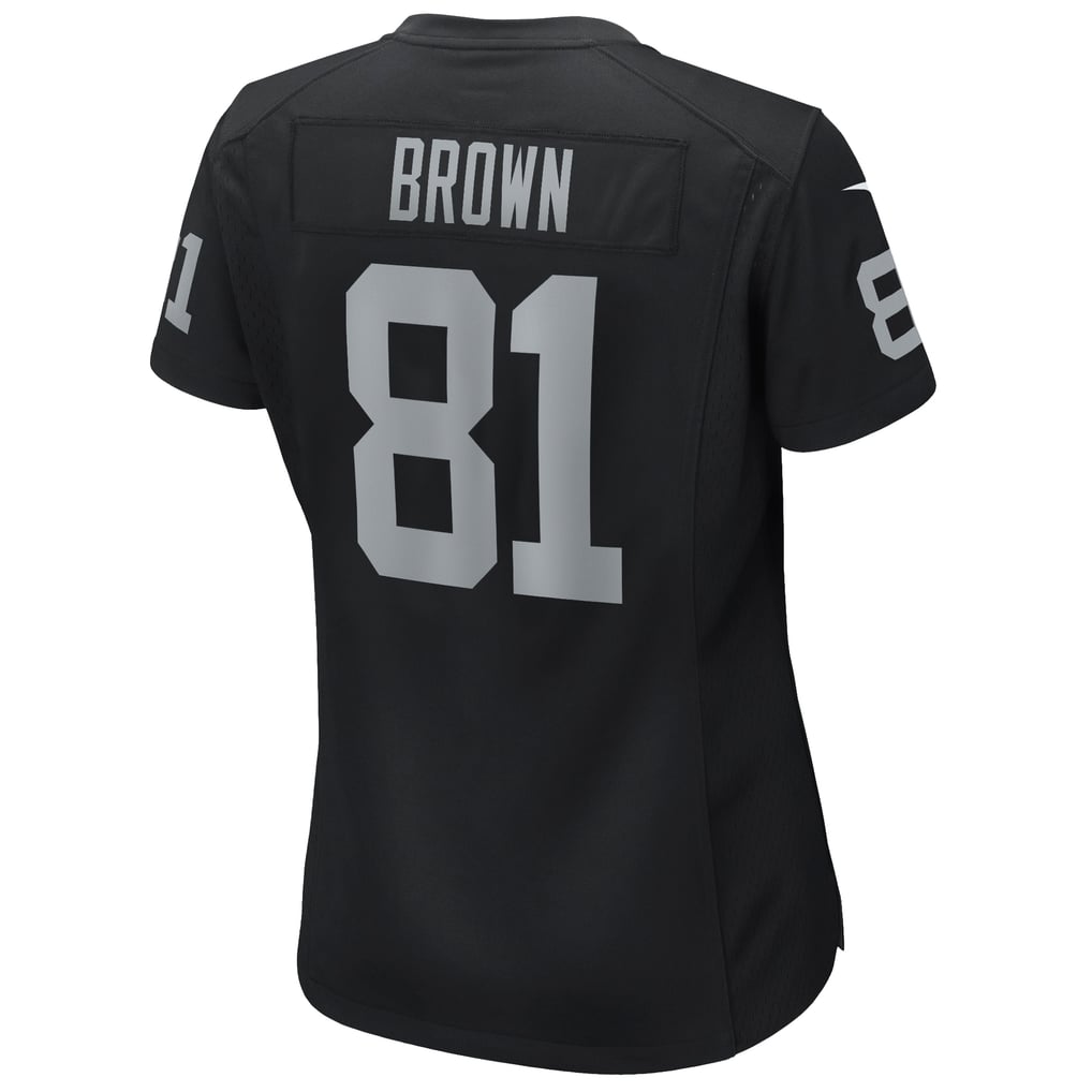 Women's Las Vegas Raiders Tim Brown Nike Black Game Retired Player Jersey - Image 4
