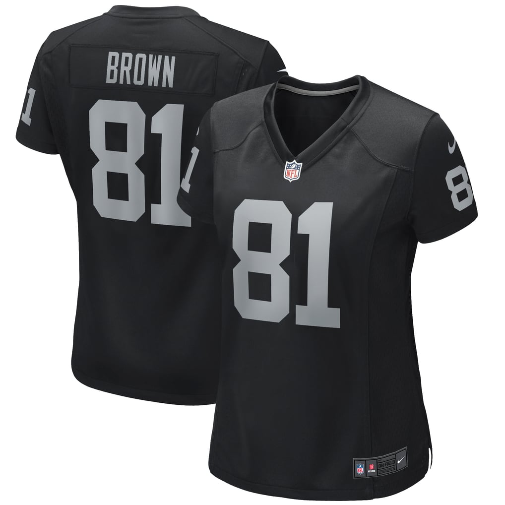 Women's Las Vegas Raiders Tim Brown Nike Black Game Retired Player Jersey - Image 1
