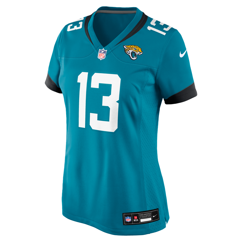 Women's Jacksonville Jaguars Tim Jones Nike  Teal Team Game Jersey - Image 3