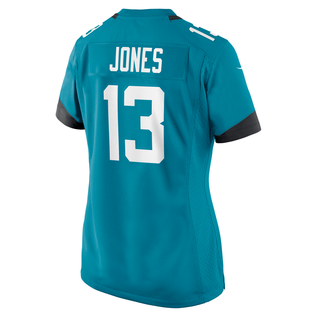 Women's Jacksonville Jaguars Tim Jones Nike  Teal Team Game Jersey - Image 4