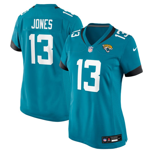 Women's Jacksonville Jaguars Tim Jones Nike  Teal Team Game Jersey - Image 1
