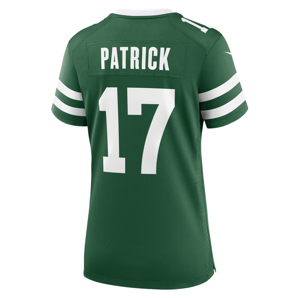 Women's New York Jets Tim Patrick Nike Legacy Green Team Game Jersey - Image 8