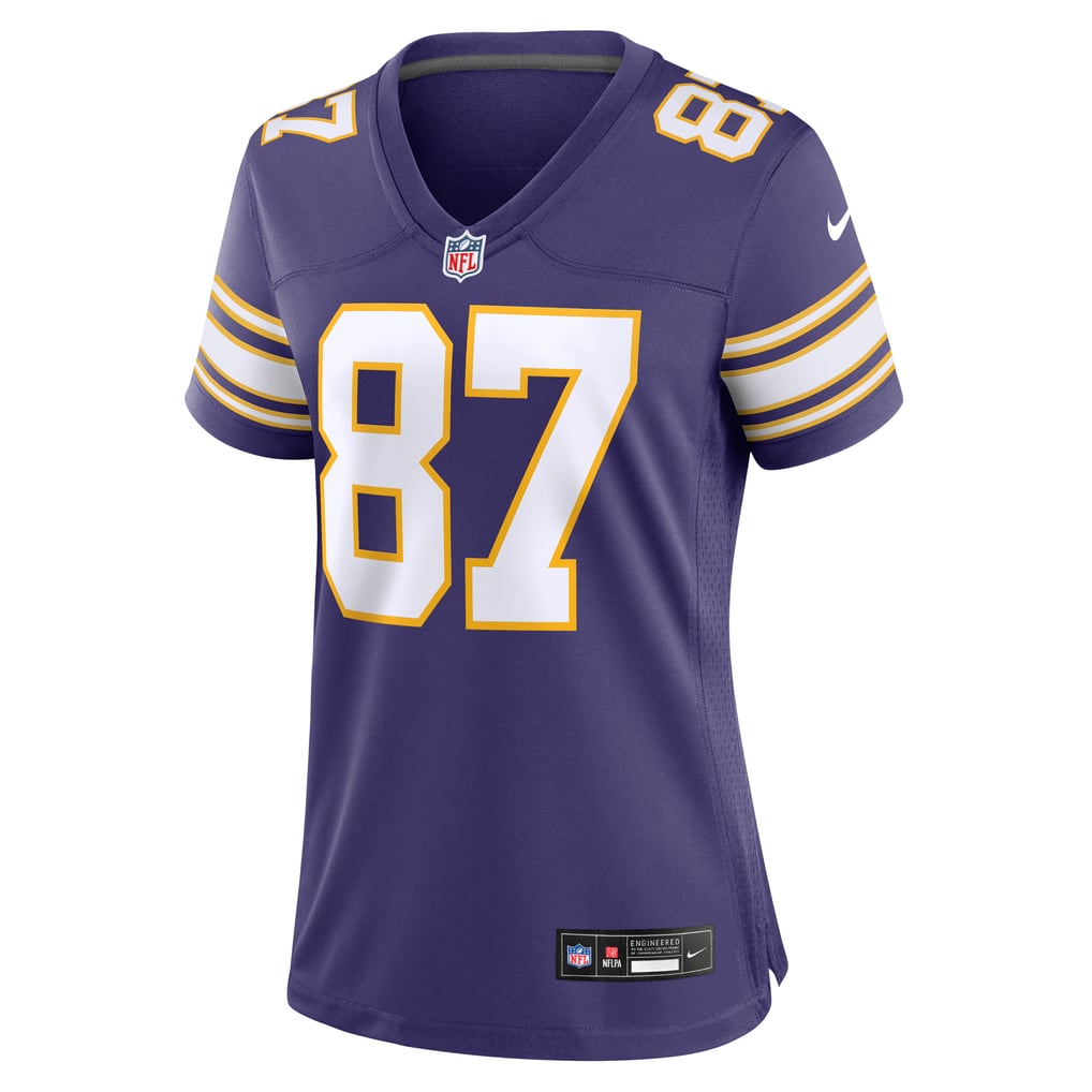 Women's Minnesota Vikings T.J. Hockenson Nike Purple Player Jersey - Image 3