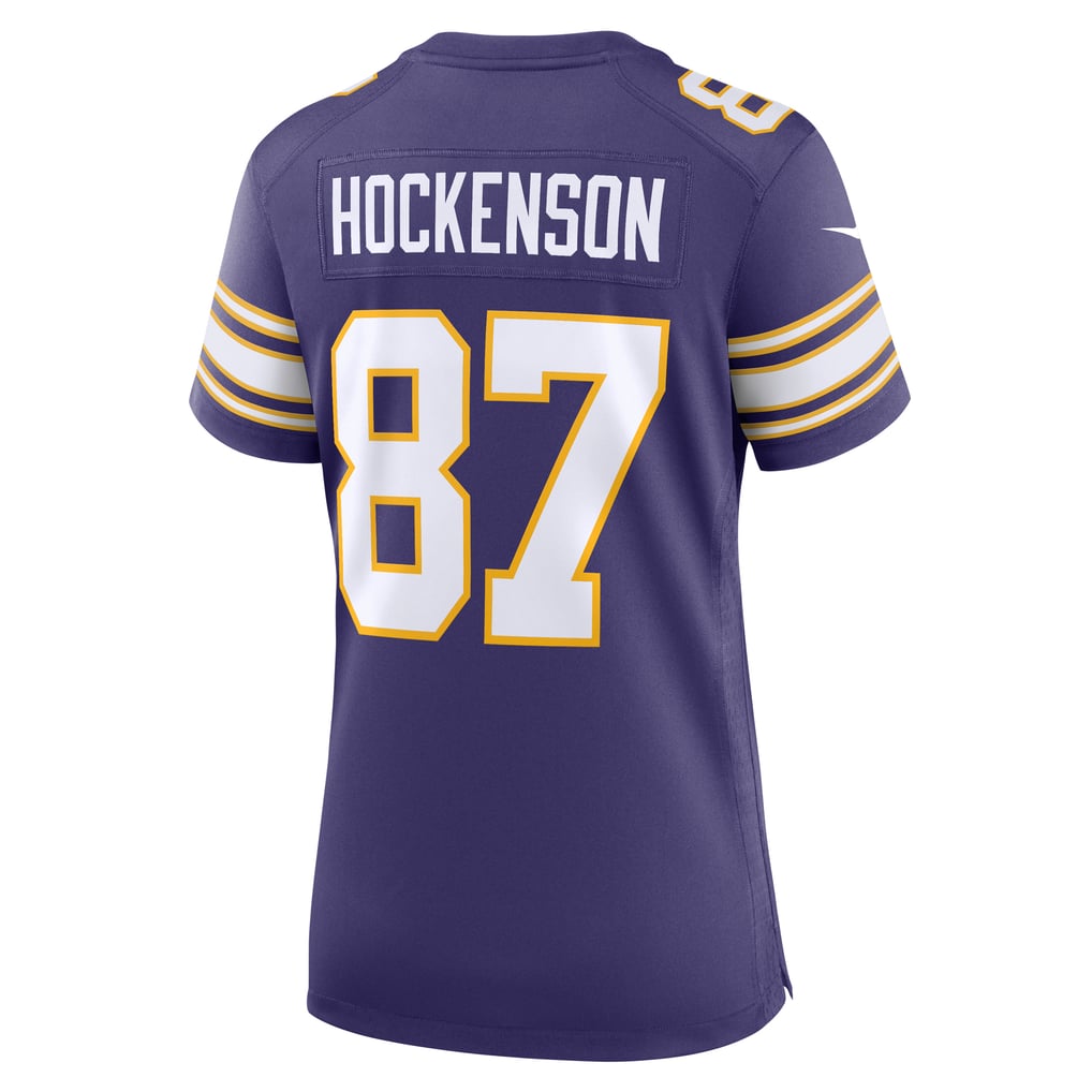 Women's Minnesota Vikings T.J. Hockenson Nike Purple Player Jersey - Image 4