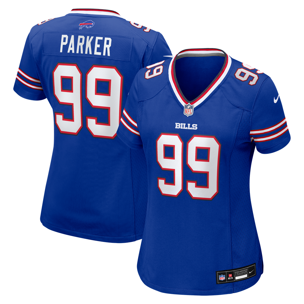 Women's Buffalo Bills T.J. Parker Nike  Royal Team Game Jersey - Image 2