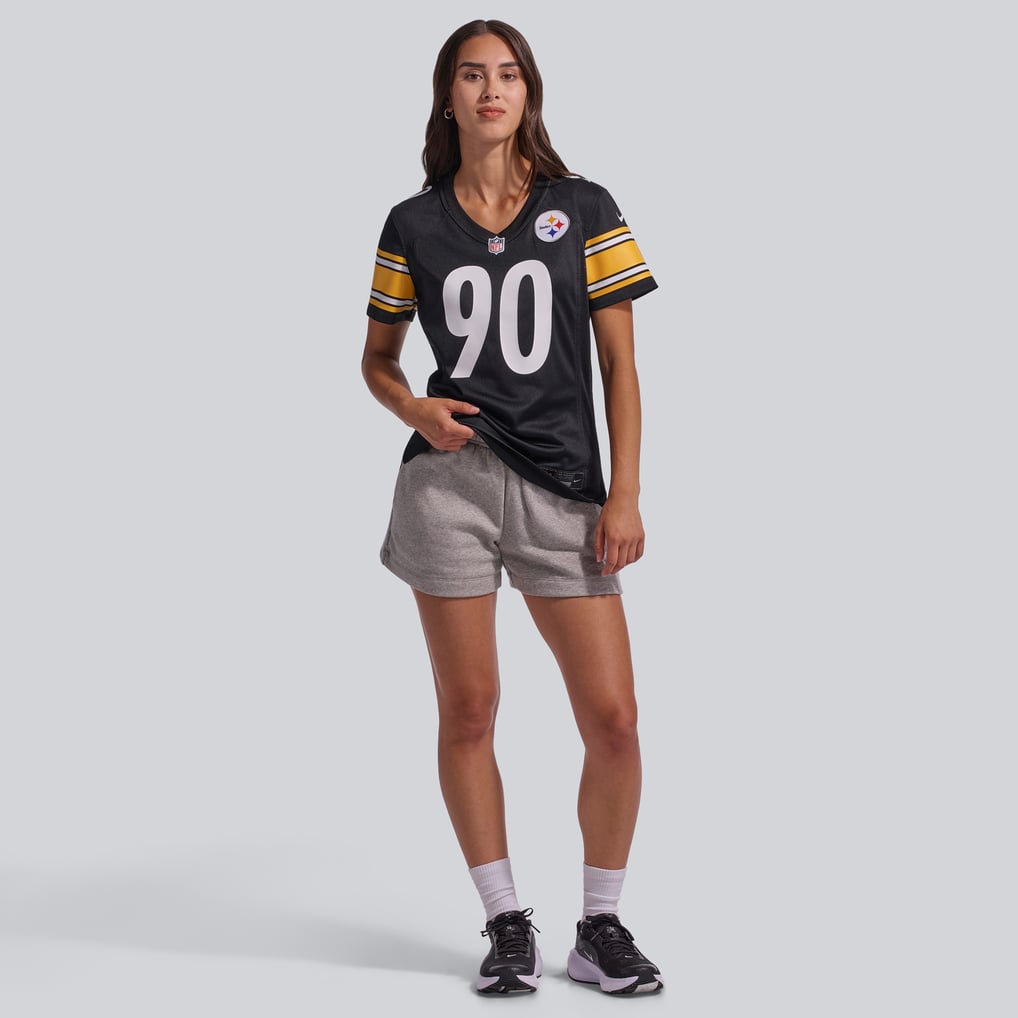 Women's Nike T.J. Watt Black Pittsburgh Steelers Game Jersey - Image 5