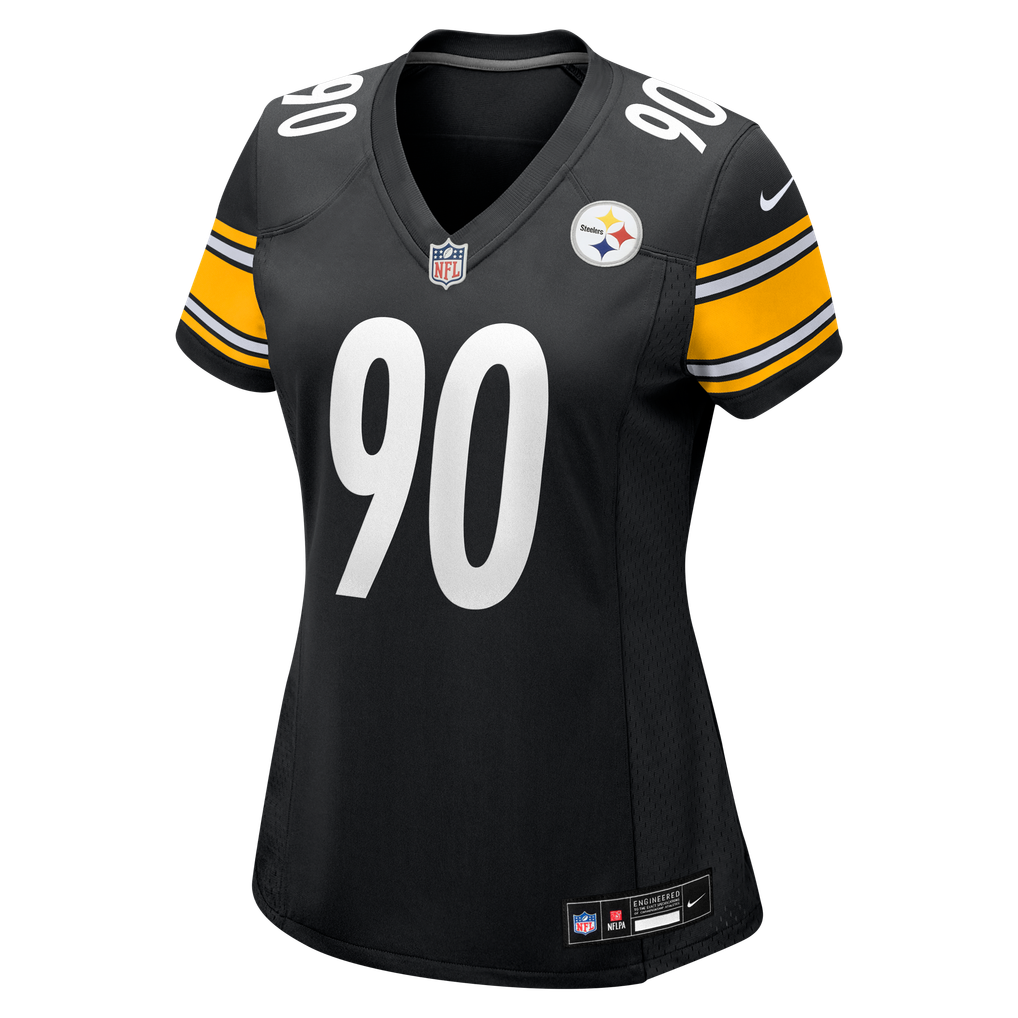 Women's Nike T.J. Watt Black Pittsburgh Steelers Game Jersey - Image 7