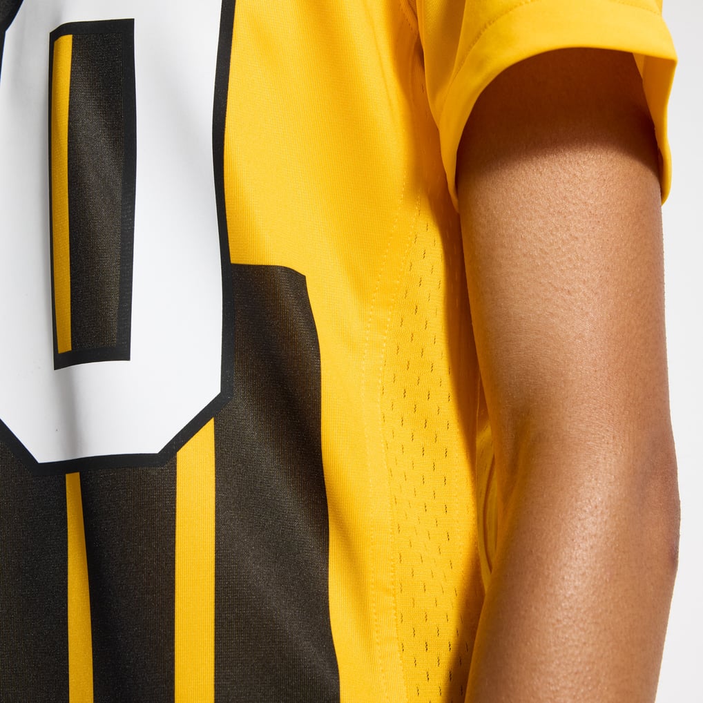 Women's Pittsburgh Steelers T.J. Watt Nike Gold Alternate 1933 Throwback Game Jersey - Image 14