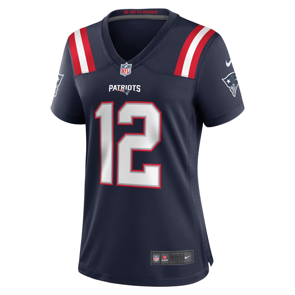 Women's New England Patriots Tom Brady Nike Navy Retired Game Jersey - Image 3