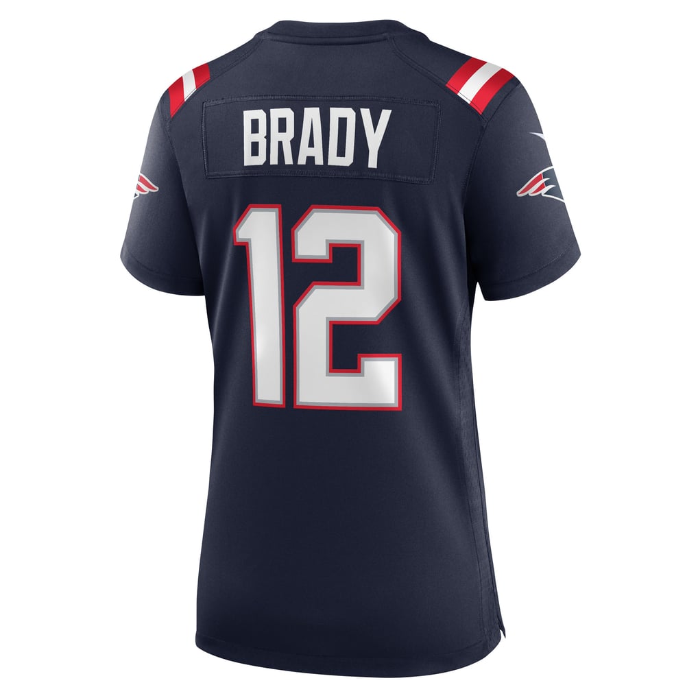 Women's New England Patriots Tom Brady Nike Navy Retired Game Jersey - Image 4