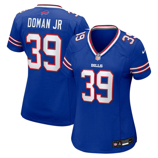 Women's Buffalo Bills Tommy Doman Jr Nike  Royal Team Game Jersey - Image 1
