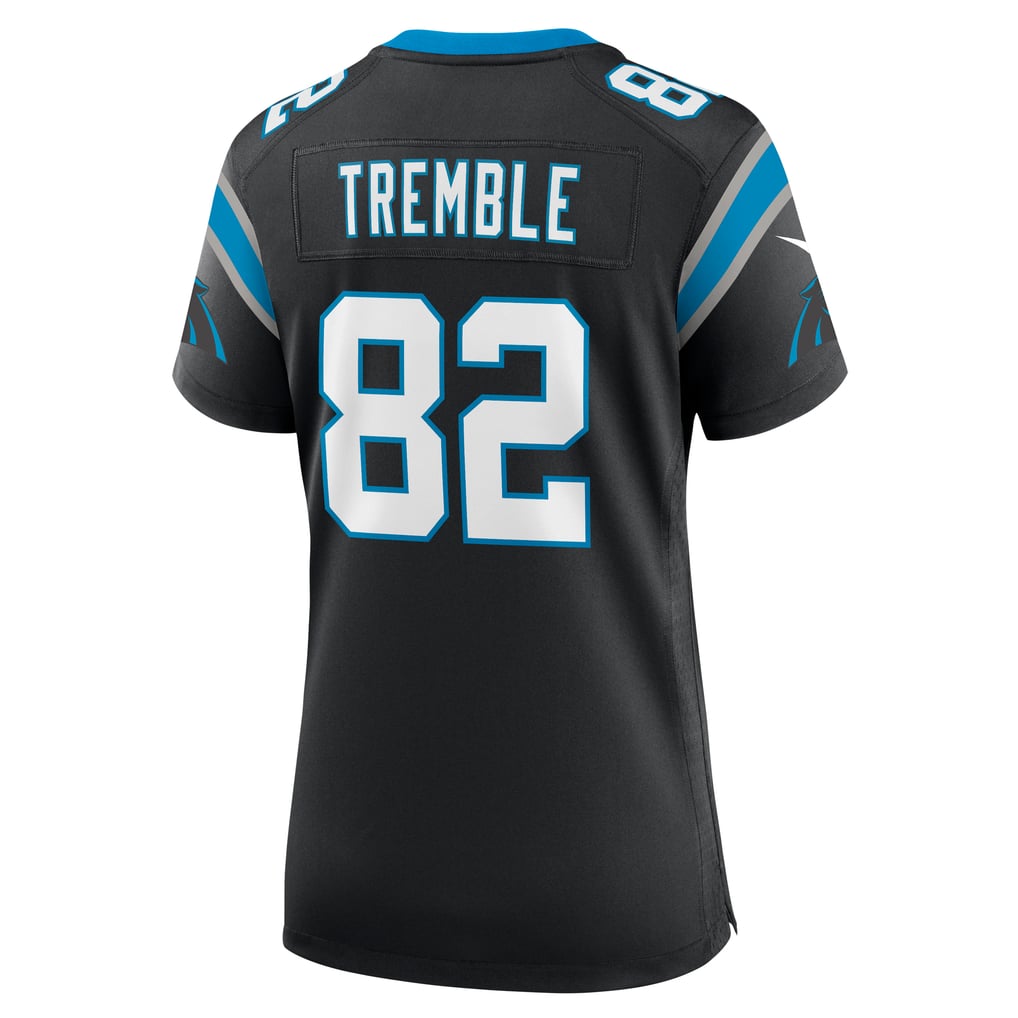 Women's Carolina Panthers Tommy Tremble Nike Black Team Game Jersey - Image 4