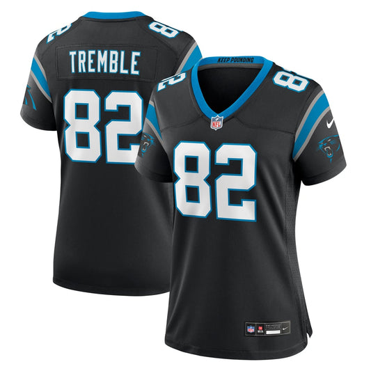 Women's Carolina Panthers Tommy Tremble Nike Black Team Game Jersey - Image 1