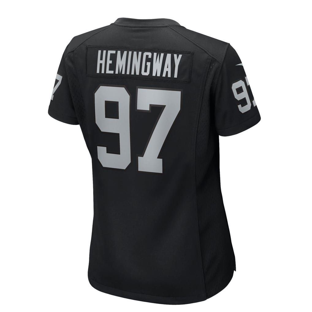 Women's Las Vegas Raiders Tonka Hemingway Nike  Black Team Game Jersey - Image 4