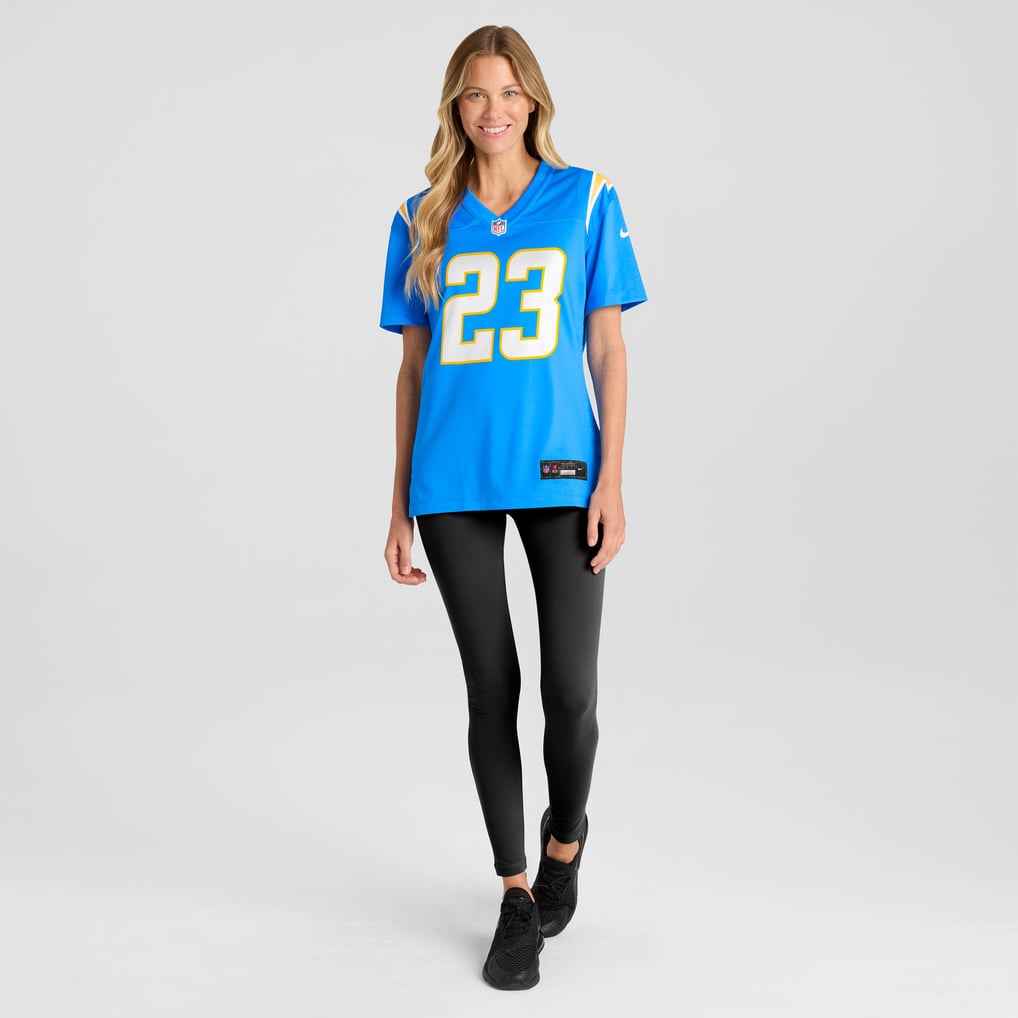 Women's Los Angeles Chargers Tony Jefferson Nike  Powder Blue Team Game Jersey - Image 5