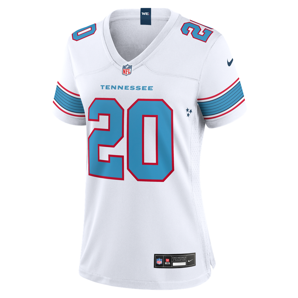 Women's Tennessee Titans Tony Pollard Nike White Game Jersey - Image 3