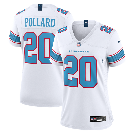Women's Tennessee Titans Tony Pollard Nike White Game Jersey - Image 1