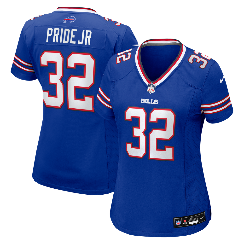 Women's Buffalo Bills Toriano Pride Jr. Nike  Royal Team Game Jersey - Image 2