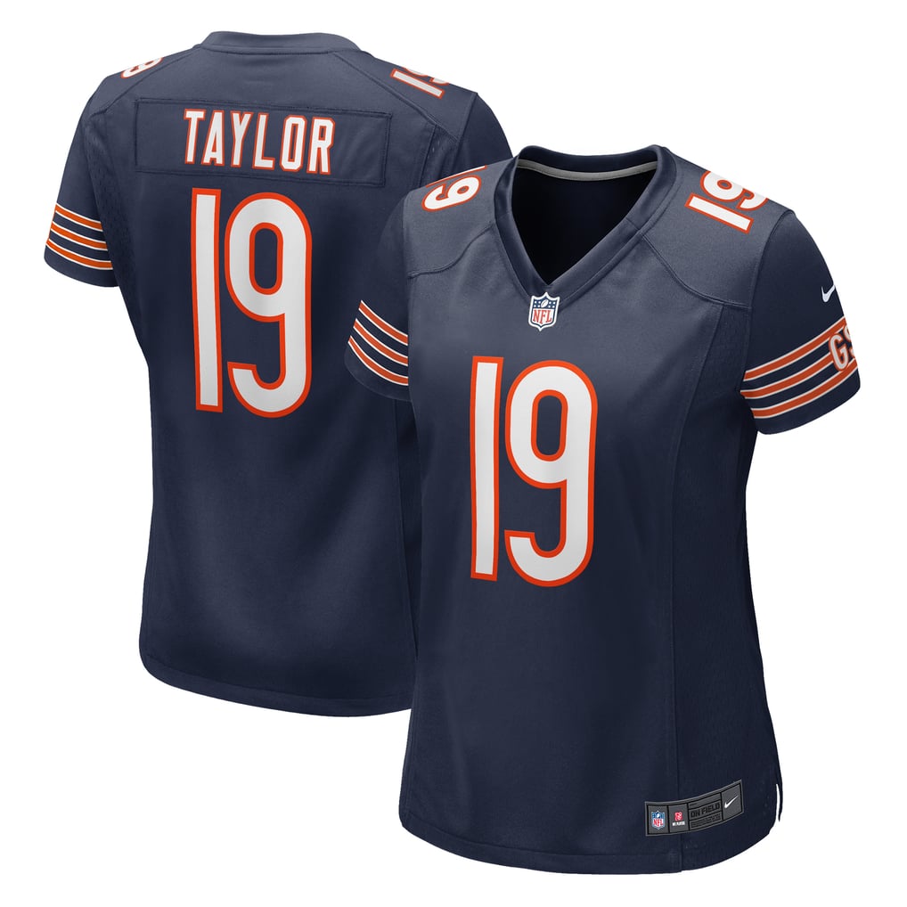 Women's Chicago Bears Tory Taylor Nike Navy Game Jersey - Image 2