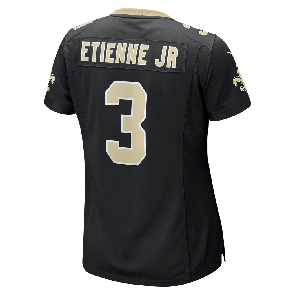 Women's New Orleans Saints Travis Etienne Jr Nike Black Team Game Jersey - Image 8
