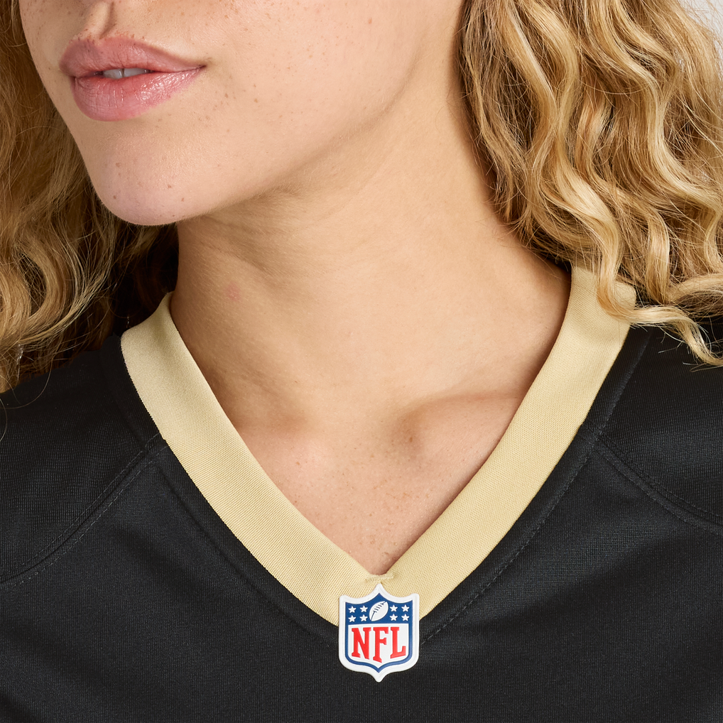 Women's New Orleans Saints Travis Etienne Jr Nike Black Team Game Jersey - Image 9