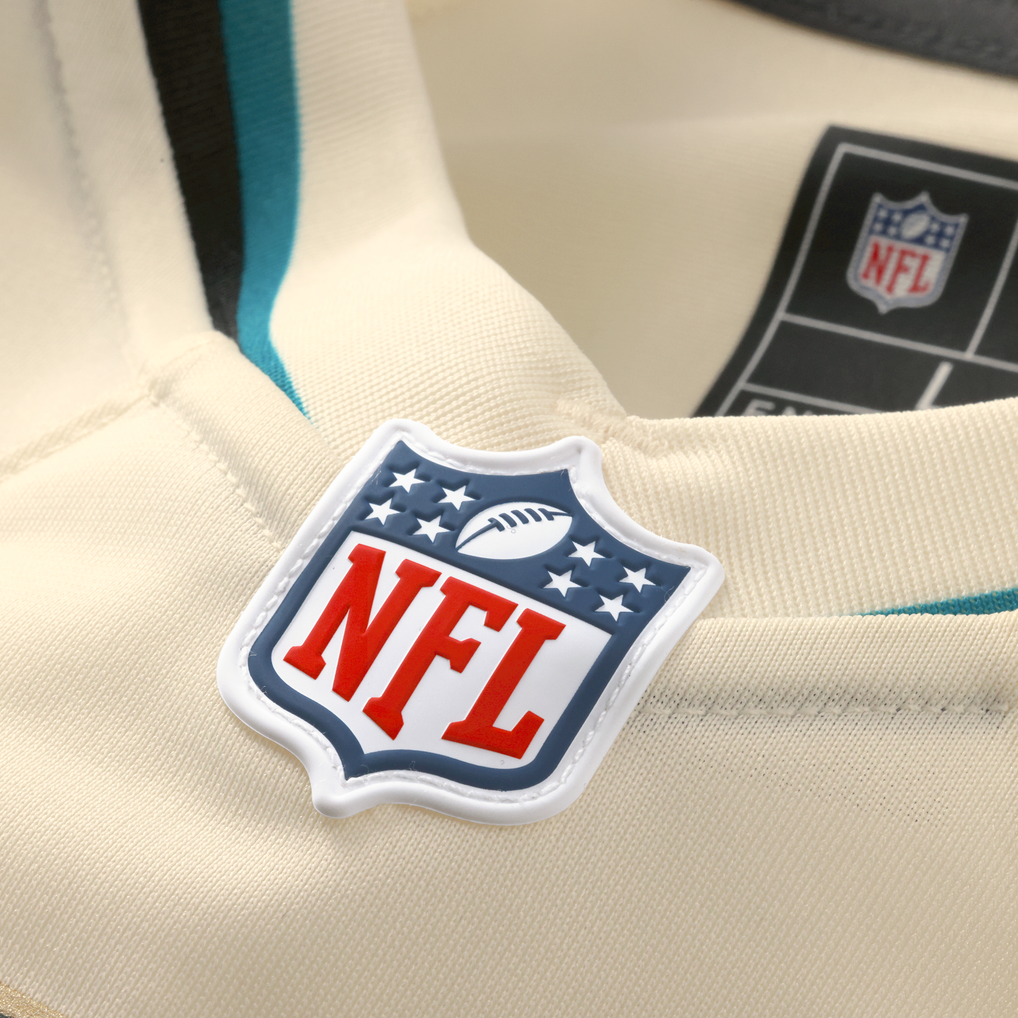 Women's Jacksonville Jaguars Travis Hunter Nike Natural 2026 Rivalries Collection Game Jersey - Image 11