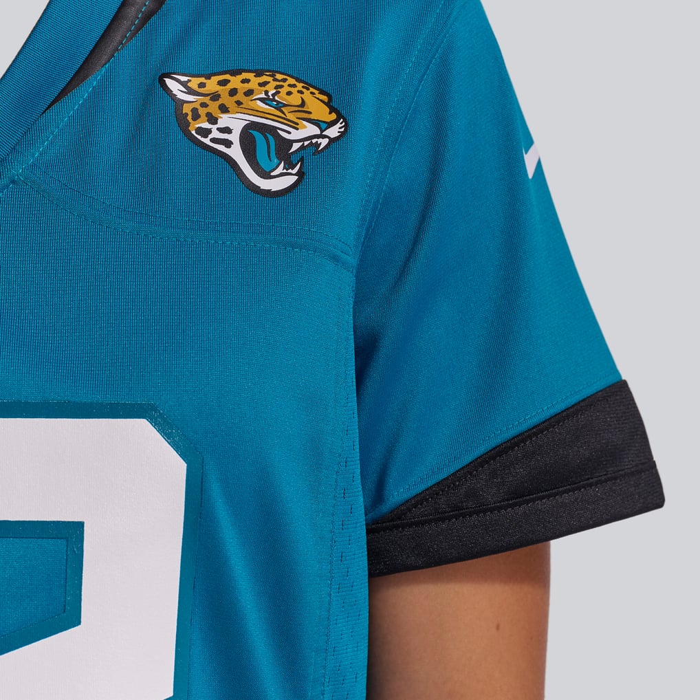 Women's Jacksonville Jaguars Travis Hunter Nike Teal Team Game Jersey - Image 13