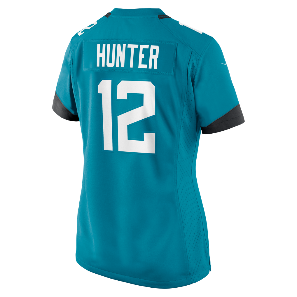 Women's Jacksonville Jaguars Travis Hunter Nike Teal Team Game Jersey - Image 8