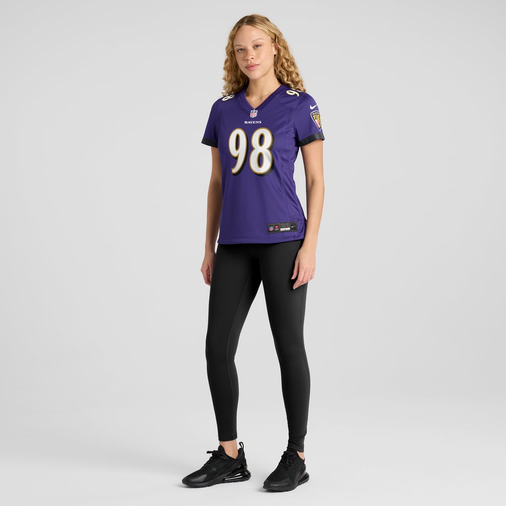 Women's Baltimore Ravens Travis Jones Nike Purple Player Game Jersey