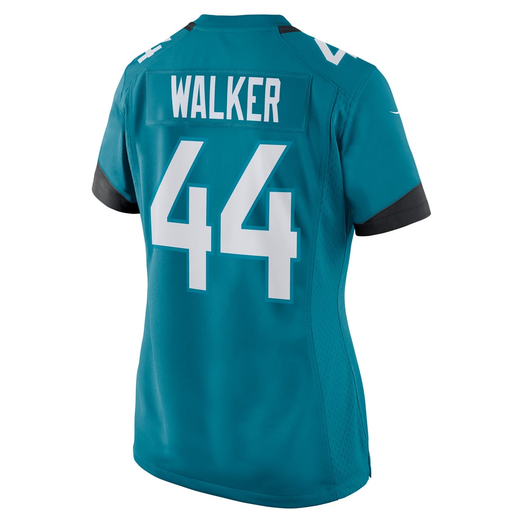 Women's Jacksonville Jaguars Travon Walker Nike Teal Player Jersey - Image 4