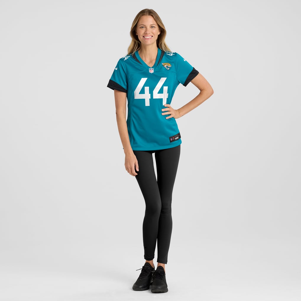 Women's Jacksonville Jaguars Travon Walker Nike Teal Player Jersey - Image 5