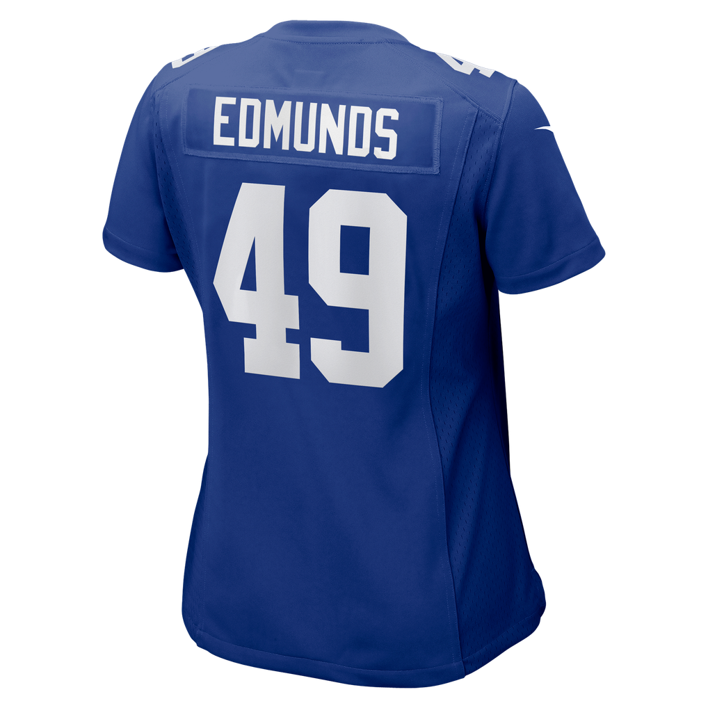 Women's New York Giants Tremaine Edmunds Nike  Royal Team Game Jersey - Image 4