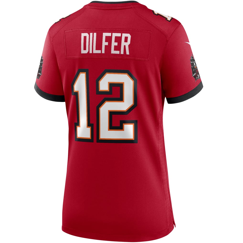 Women's Tampa Bay Buccaneers Trent Dilfer Nike Red Game Retired Player Jersey - Image 4