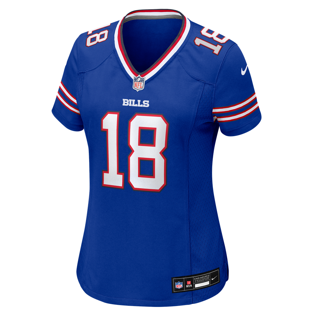 Women's Buffalo Bills Trent Sherfield Sr. Nike Royal Team Game Jersey - Image 7