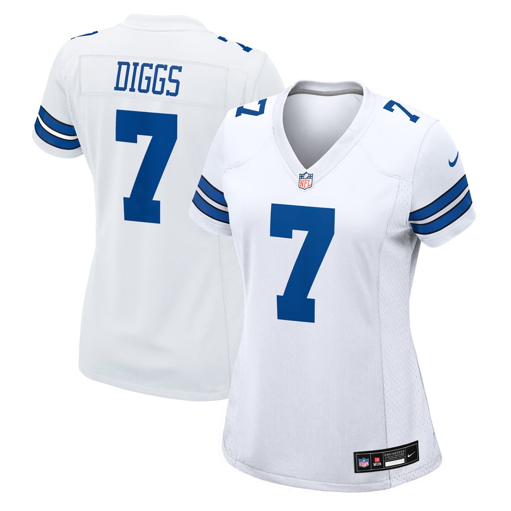 Women's Dallas Cowboys Trevon Diggs Nike White Game Jersey - Image 2