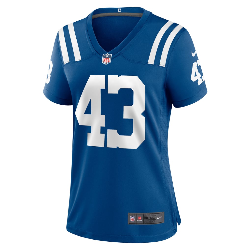 Women's Indianapolis Colts Trevor Denbow Nike Royal Game Player Jersey - Image 3
