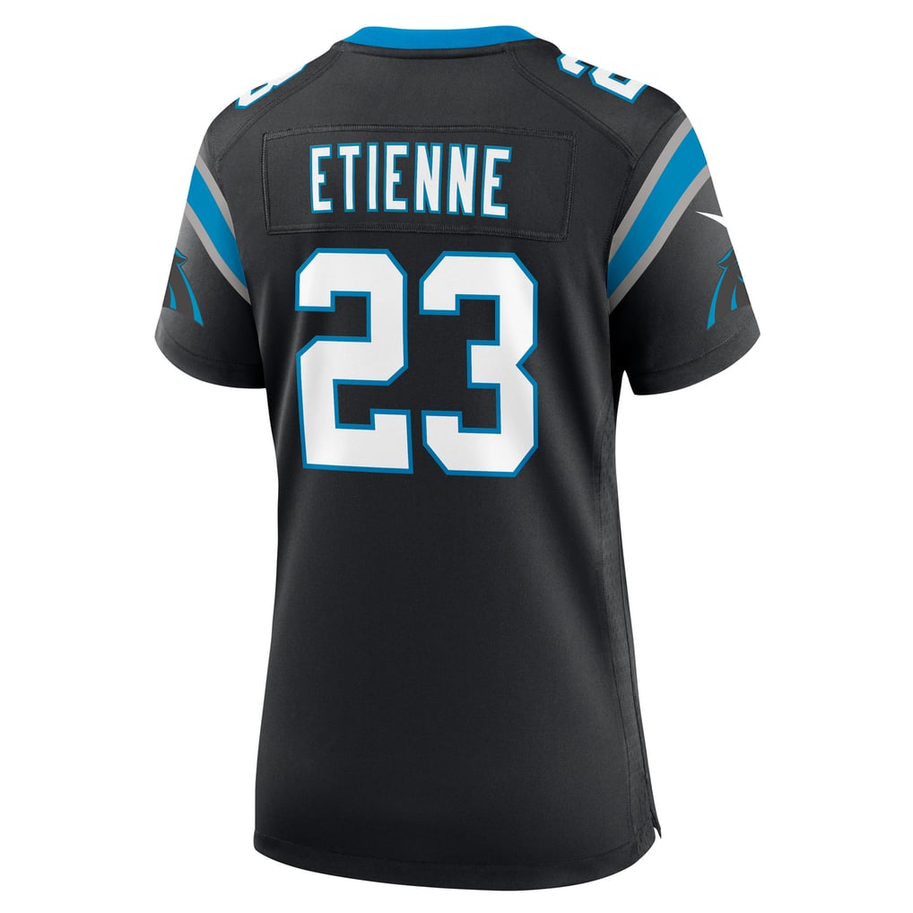 Women's Carolina Panthers Trevor Etienne Nike Black Team Game Jersey - Image 4