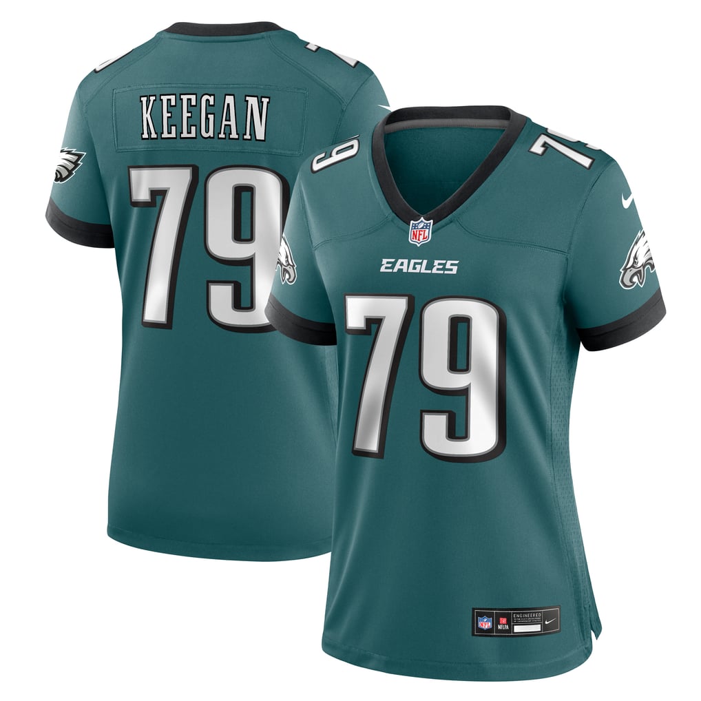 Women's Philadelphia Eagles Trevor Keegan Nike Midnight Green Team Game Jersey - Image 2