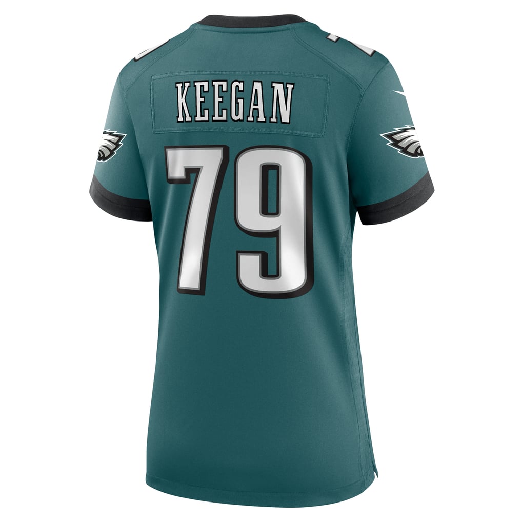 Women's Philadelphia Eagles Trevor Keegan Nike Midnight Green Team Game Jersey - Image 4