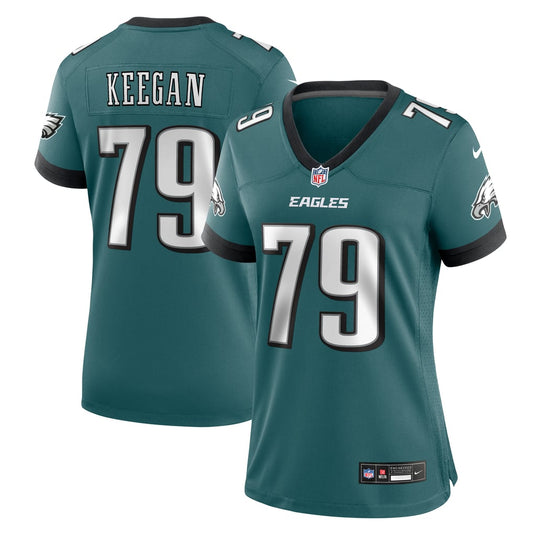 Women's Philadelphia Eagles Trevor Keegan Nike Midnight Green Team Game Jersey - Image 1