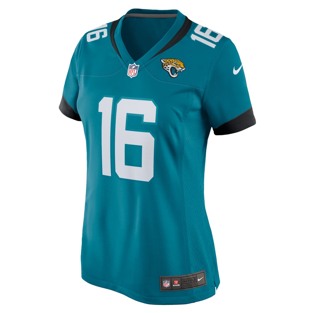 Women's Jacksonville Jaguars Trevor Lawrence Nike Teal Player Game Jersey - Image 3