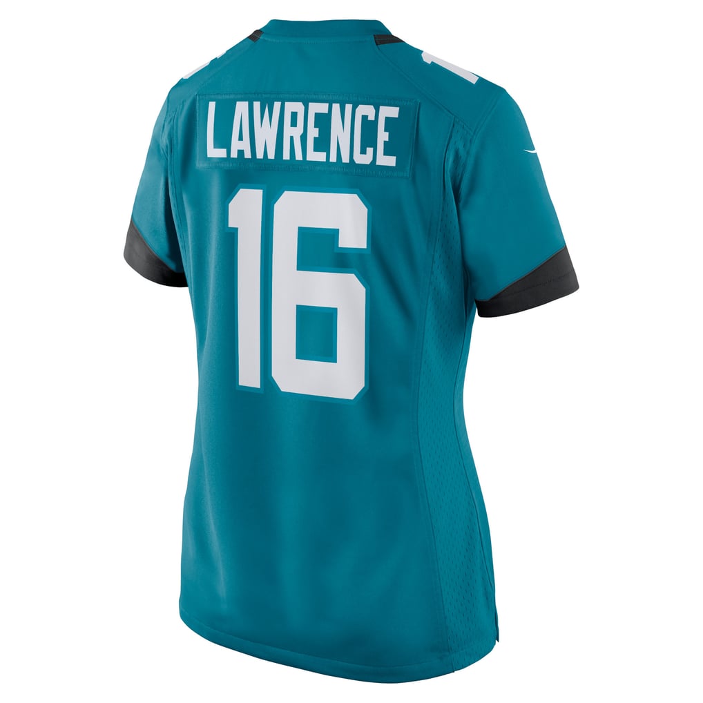 Women's Jacksonville Jaguars Trevor Lawrence Nike Teal Player Game Jersey - Image 4