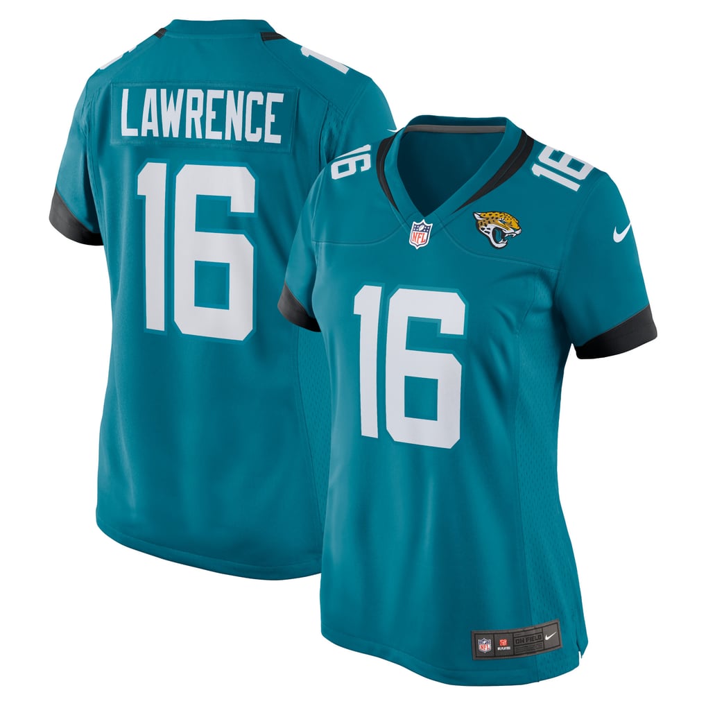Women's Jacksonville Jaguars Trevor Lawrence Nike Teal Player Game Jersey - Image 1